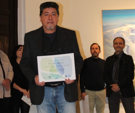 Entrega del 2º premio a Ulises Sagredo Maureria