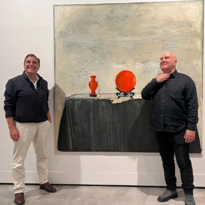 Pulsa para ampliar Miguel Gómez Losada con Ángel Rivas Prieto