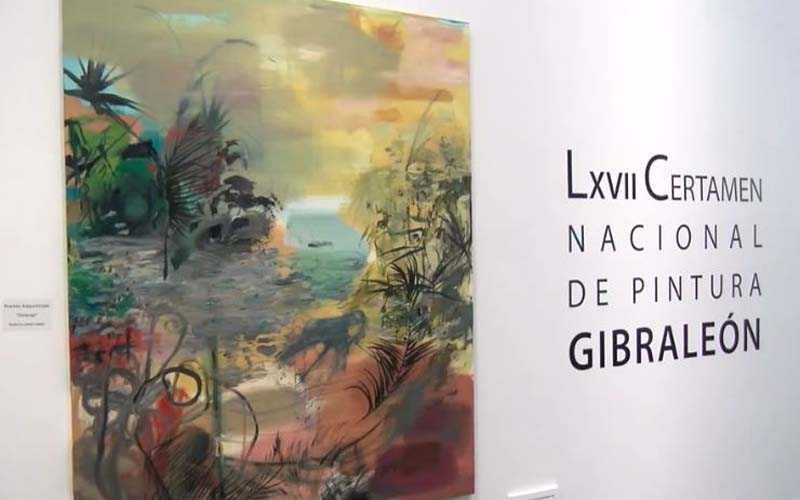 inaugurada-la-exposicion-de-la-lxvii-edicion-del-certamen-nacional-de-pintura-de-gibraleon-